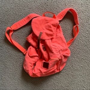 Coral PINK Drawstring Backpack